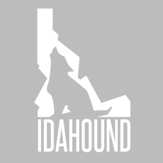 White Logo Sticker